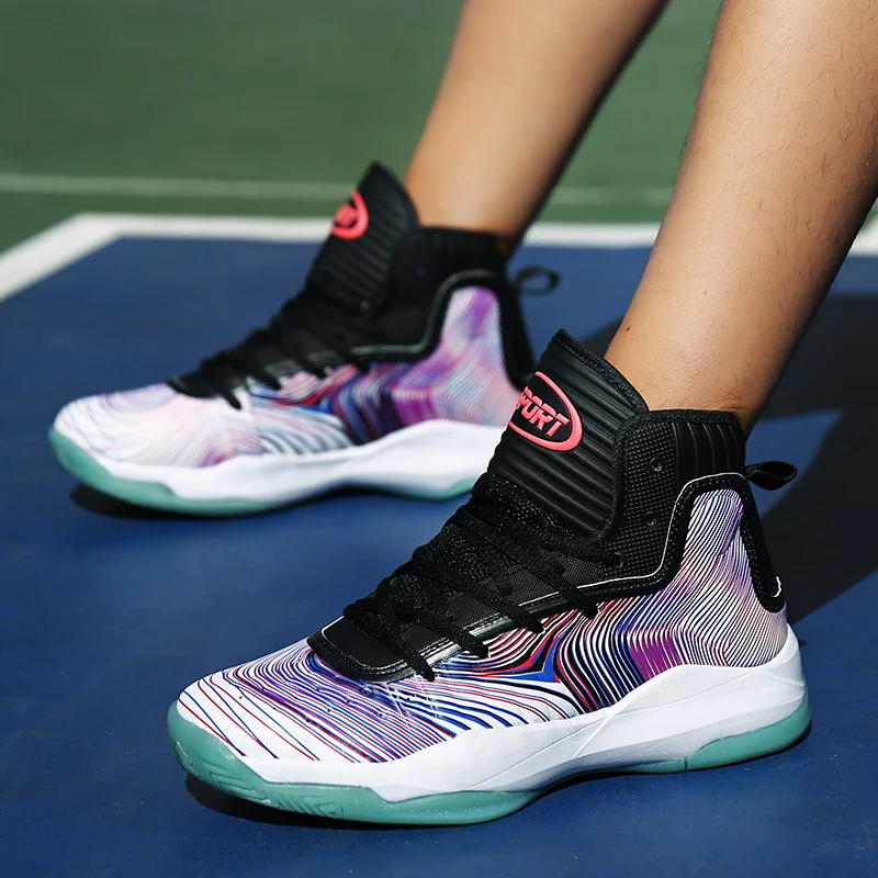 Ceyue 2019 zapatos de baloncesto de los hombres de alta calidad zapatillas de deporte Curry zapatos de encaje zapatos de tobillo a prueba de golpes a prueba cesta homme baloncesto