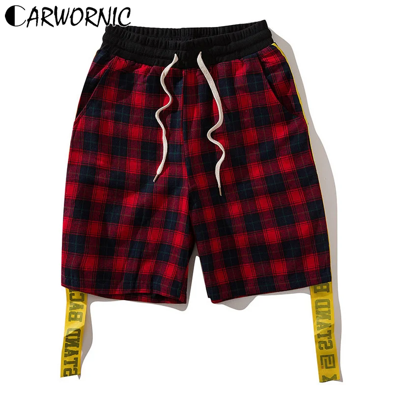 flannel shorts men