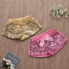 Cukoe Blingbling Bow Decor Shorts