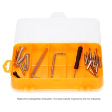 Полупрозрачная утилита коробка для хранения компонентов анти-тарниш электронных компонентов и частей коробка контейнер для аксессуаров аккуратно