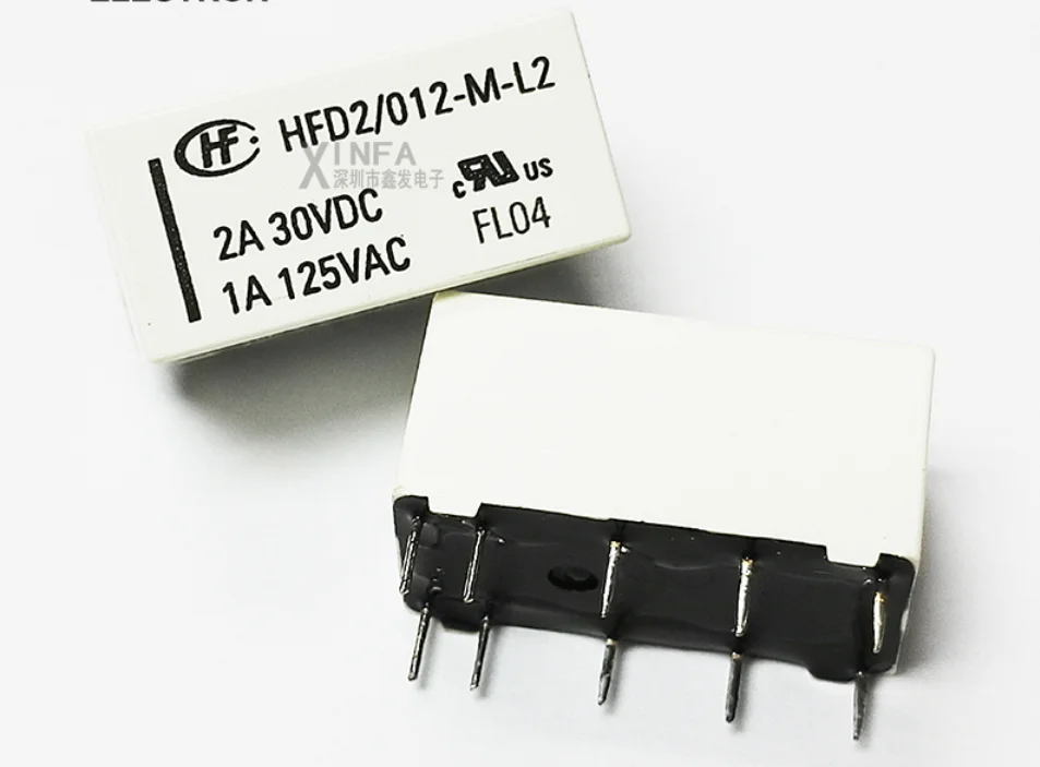 

Free Shipping 100% new original relay 10pcs/lot HFD2-012-M-L2 HFD2/012-M-L2 Double coil magnetic retention 1A 125VAC 10Pins