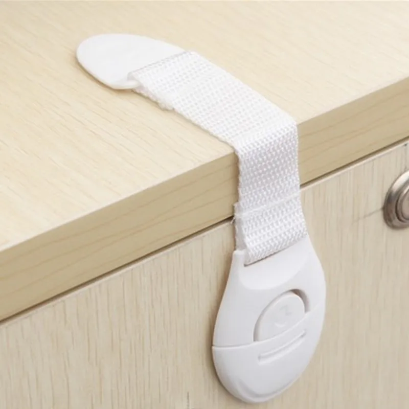 10pcs Drawer Lock For Children Safety Lock Baby Door Safety Buckle
