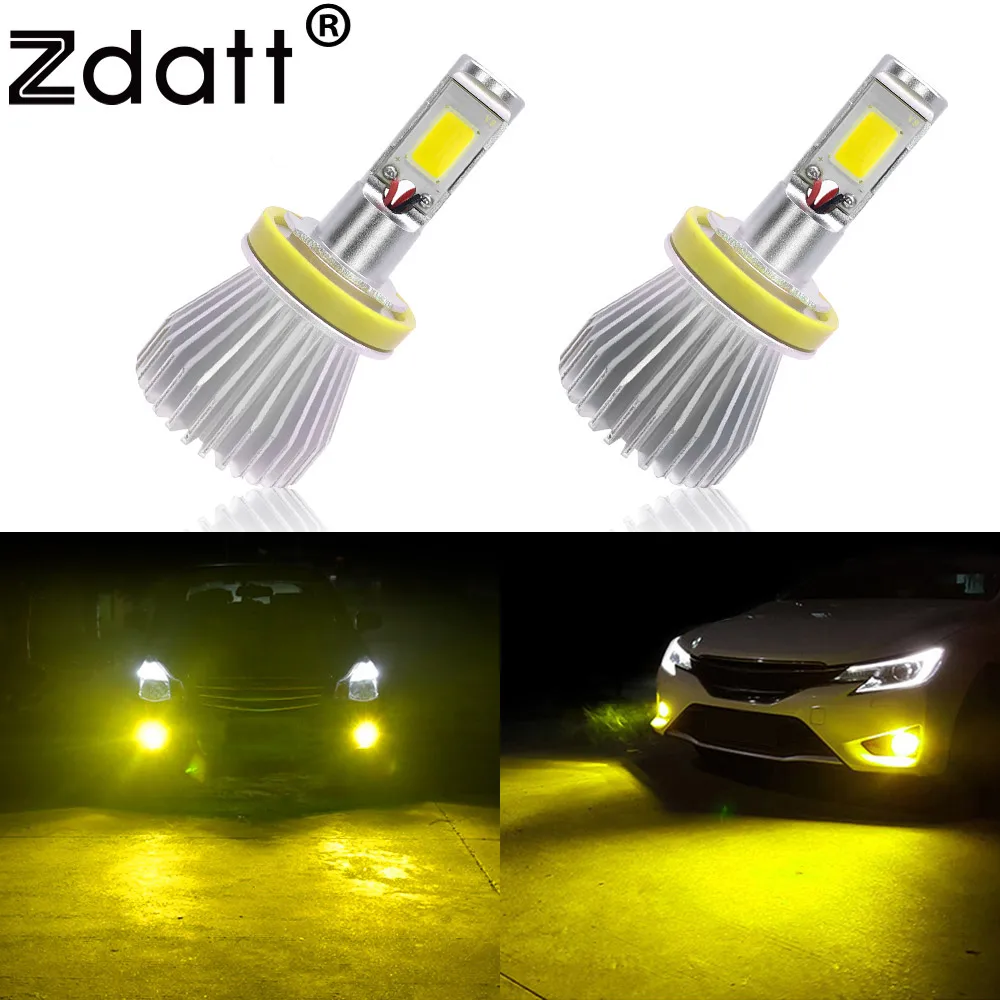 2Pcs 3000K H11 Led Bulb Fog Light Yellow Fog Led Bulb font b Lamp b font