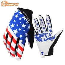 American Flag Breathable Lightweight MTB Motocross font b Gloves b font Bike Cycling