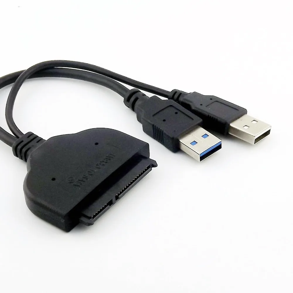 5x SATA 2 5 &quot7 + 15 Pin 22Pin к USB 3 0 A Male адаптер для жесткого диска кабель передачи данных 20