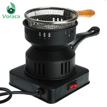 Черный уголь для кальяна плита нагреватель угля горелка Горячая тарелка Угля Горелки аксессуары для трубок 220 V/50Hz 600W ЕС Подключите кабель переменного тока