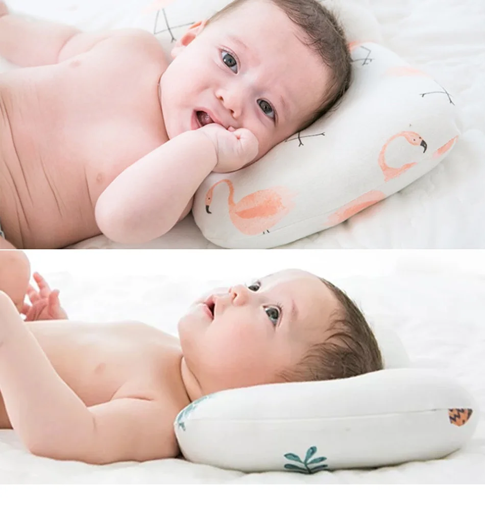 Детская формирующая Подушка для кормления, предотвращающая плоскую головку, детское постельное белье в горошек, вспомогательная Подушка для сна для новорожденных 0-24 месяцев