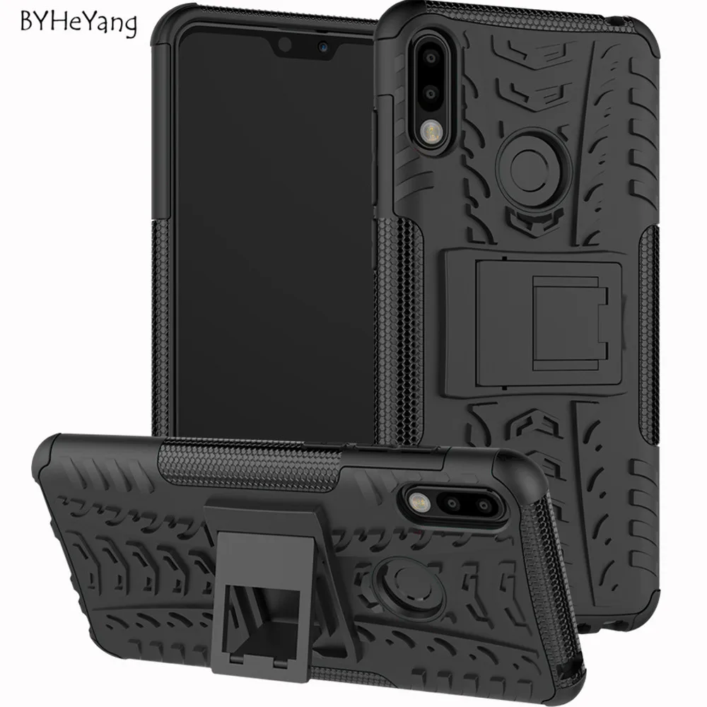 

For Asus Zenfone Max Pro M2 ZB631KL Case TPU+PC Silicone Kickstand Cover Armor Case For Fundas Zenfone Max Pro M2 ZB631KL Cover