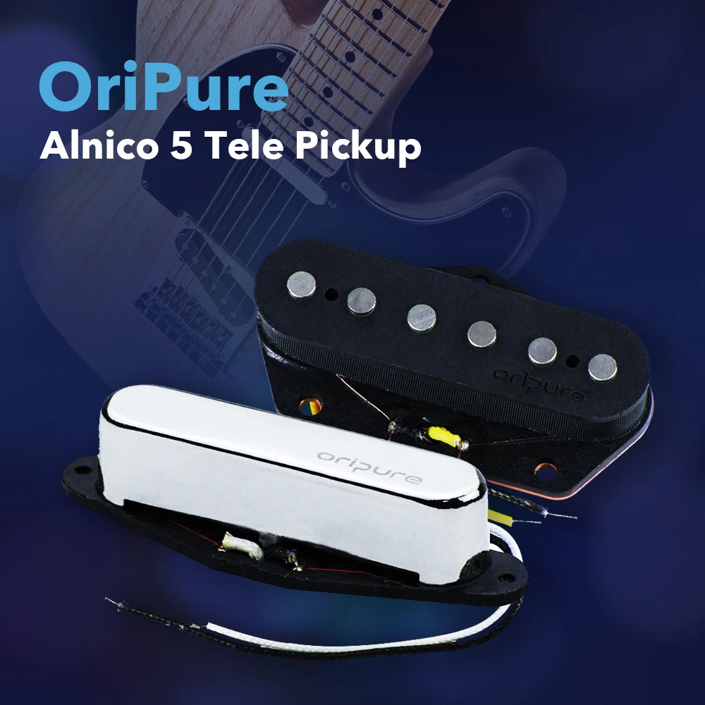 OriPure ручной работы пикап Alnico 5 Tele комплект звукоснимателей гитары шеи мост Пикап для Tele стиль аксессуары для электрогитары