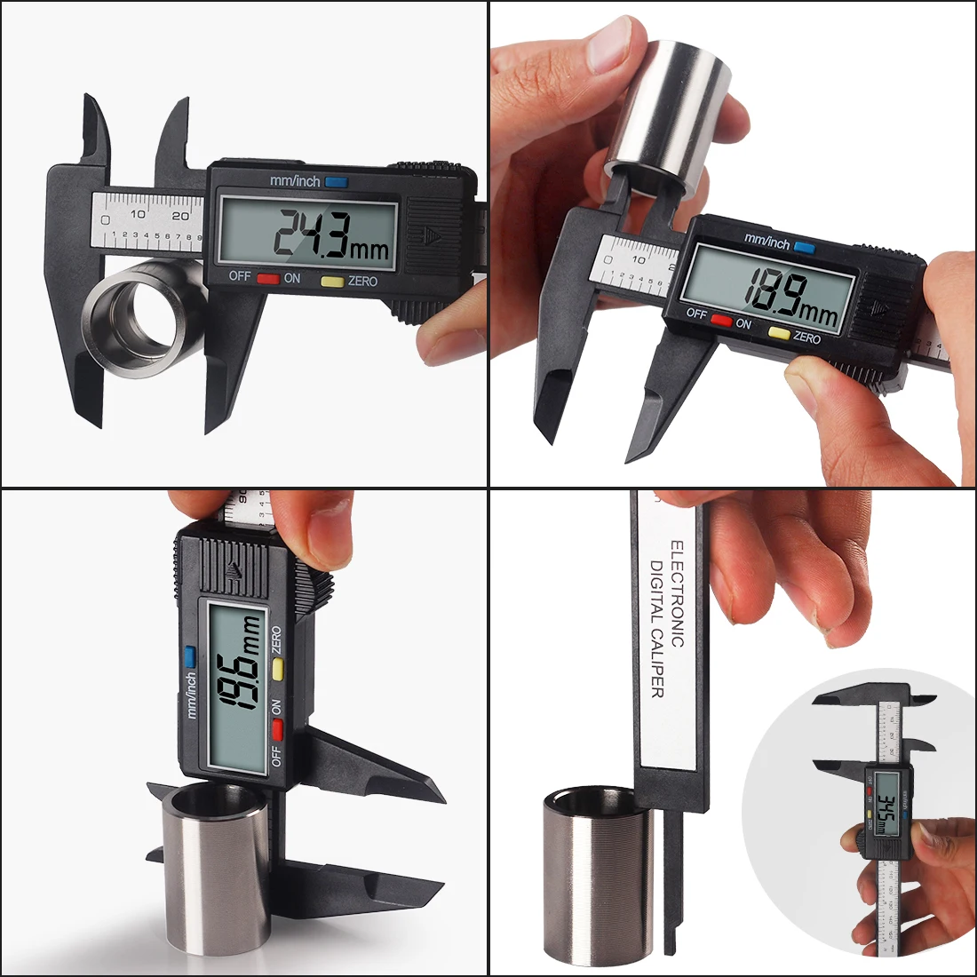 

6inch 150 mm Digital Vernier Caliper LCD Display Micrometer Guage Widescreen Electronic Accurately Measuring Instrument