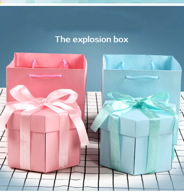 Креативная Подарочная коробка с надписью «сделай сам», 15x15x15 см, Подарок на годовщину, скрапбук, фотоальбом «сделай сам», подарок на день рождения