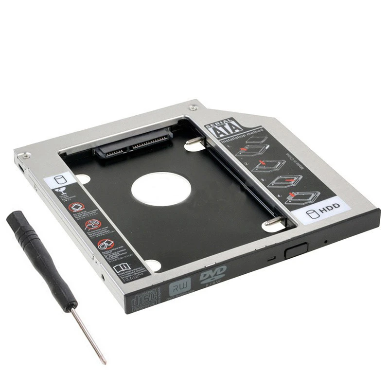 with bezel 2nd HDD SSD hard drive caddy For HP ZBook 15  ZBook 17 G1 G2 