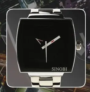

Fashion Choice New Black Stainless Steel Quartz Wrist Men's Watch UK54 freeship C1097