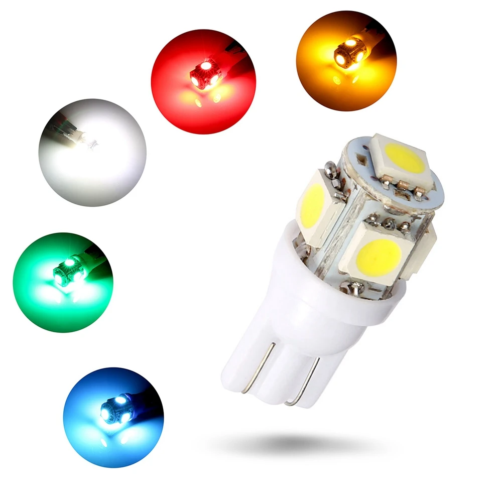 

1pc Signal Lamp T10 Led W5W 194 168 LED Bulbs Car Light Lamps For Auto LED Brake Lamp Stop Tail Light 12V