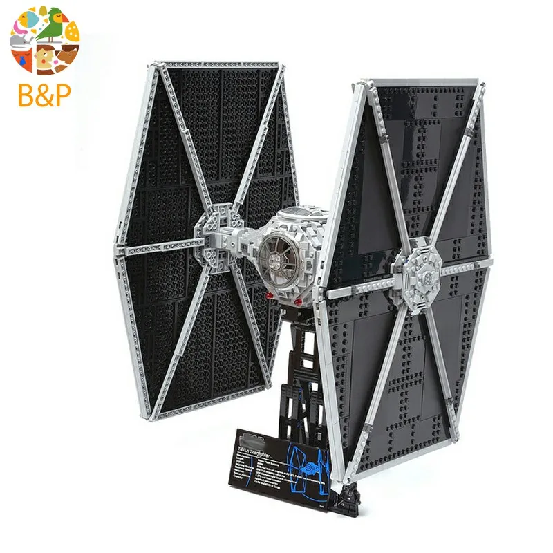 

05036 1685PCS Star wars Series The TIE Fighter Model Building Block Brick Educational Kits Toys For Children 75095 Gift