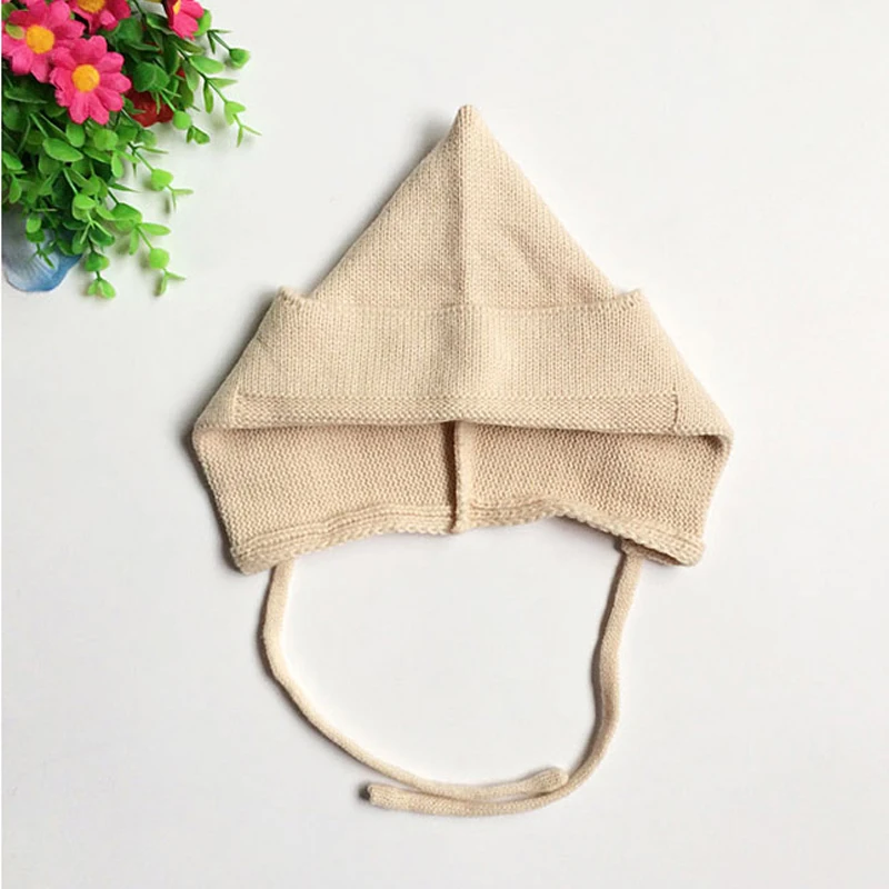 Милая детская шапка на осень и зиму Gorros Bebes вязаная крючком шапочка для малышей 3 8
