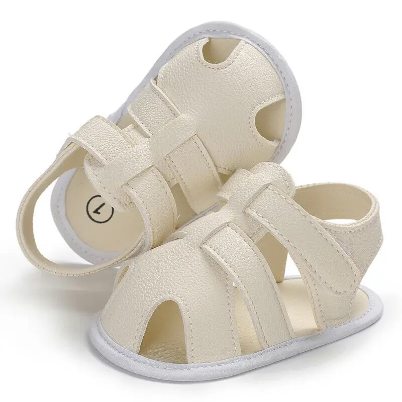 Детские первые ходунки для малышей 0-18 месяцев, тапочки для мальчиков и девочек, новые летние кожаные туфли для малышей и детей ясельного возраста