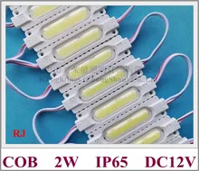 LED module injection COB with lens waterproof LED light module for sign channel letter DC12V 2W IP65 aluminum PCB high quality