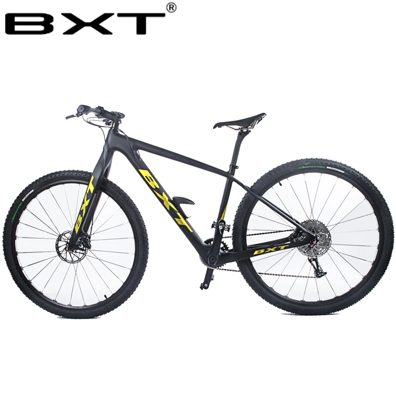 Perfect BXT 29inch carbon fiber Mountain bike 1*11 Speed Double Disc Brake 29" MTB Men bicycle 29er wheel S/M/L frame complete bike 5