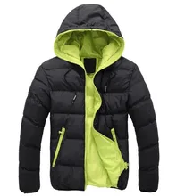 Oversized Plus Size Winter Thick Man Men Padded Cotton Jackets Parka Hooded Solid Boy Male Coat Hip Hop Rock Outwear Jackets Top