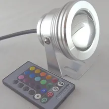 12 V RGB Светодиодный прожектор 10 Вт открытый Водонепроницаемый IP68 Ландшафтные светильники лампы бассейн, Пруд лампы 16 Цвет изменение CE
