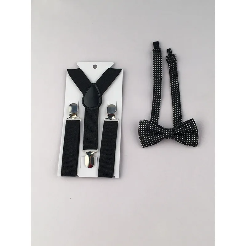 2Pcs Kind Hosenträger Bowtie Set Einstellbare Hosenträger Set für