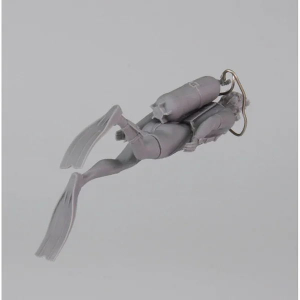 Новый несобранный мужской акваланговый солдат 1/35 современный полимерный набор