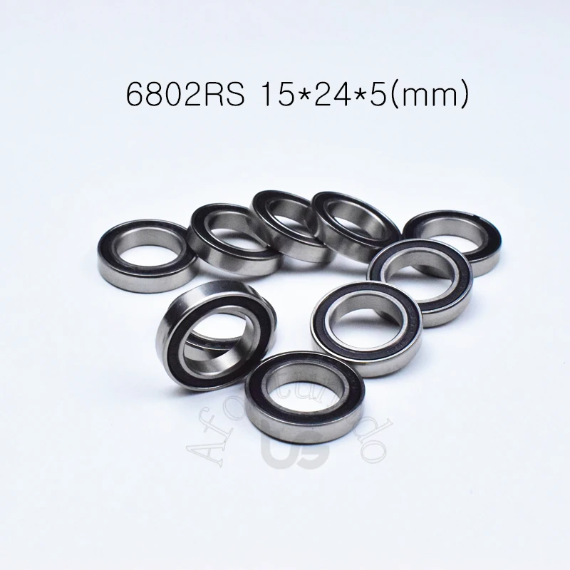 10 x Edelstahl Bearing s62200-2rs Rubber Sealed ID 10mm od 30mm Breite 14mm