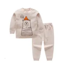 Одежда для новорожденных; топы с длинными рукавами с героями мультфильмов+ штаны; детское нижнее белье; Детские костюмы для бега; комплект нижнего белья