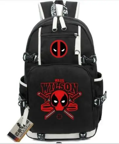 Hot Deadpool Superheros Backpack Men Travel Shoulder Bag Women Hot Deadpool Superheros Backpack Men Travel Shoulder Bag Women Bookbag Age Student School Bags Boy Laptop In Backpacks From Luggage On