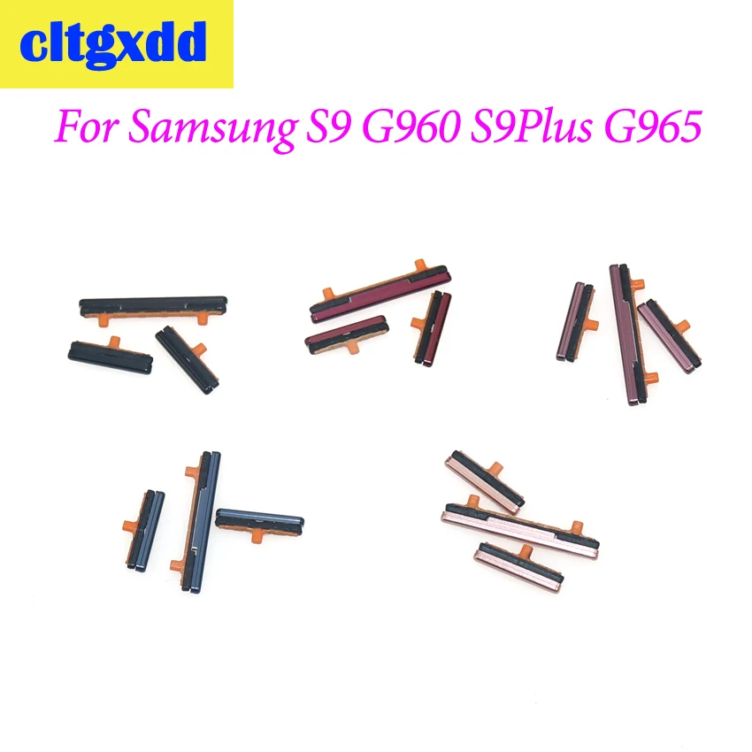 cltgxdd New Side Keys Power and Volume Buttons Replacement For Samsung Galaxy S9 G960 S9 Plus G965 Phone outside button
