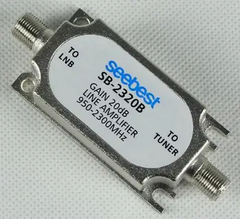 

New Seebest SB-2320B satellite TV antenna signal amplifier (20dB 950-2300MHz)