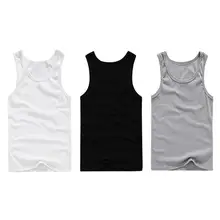 Мужская летняя спортивная жилетка, впитывающая пот круглый воротник, с резьбой, H-образный фитнес-жилет, плюс размер, XL-3XL