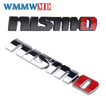 

3D Metal NISMO Auto Car Nismo Badge Emblem Decal Sticker For Nissan Tiida Teana Skyline Juke X-trail Almera Qashqai Car Styling
