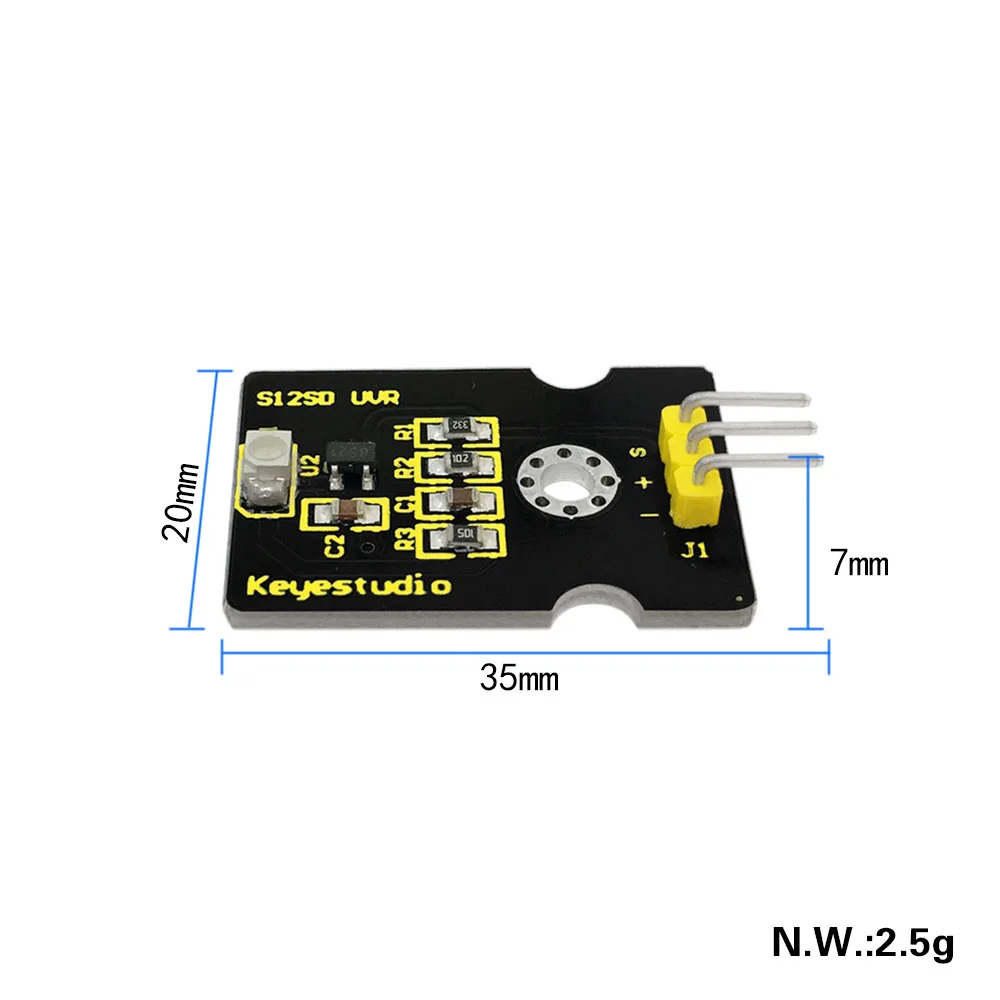 Keyestudio GUVA S12SD 3528 модуль ультрафиолетового датчика для Arduino|ultraviolet sensor|sensors for arduinosensor