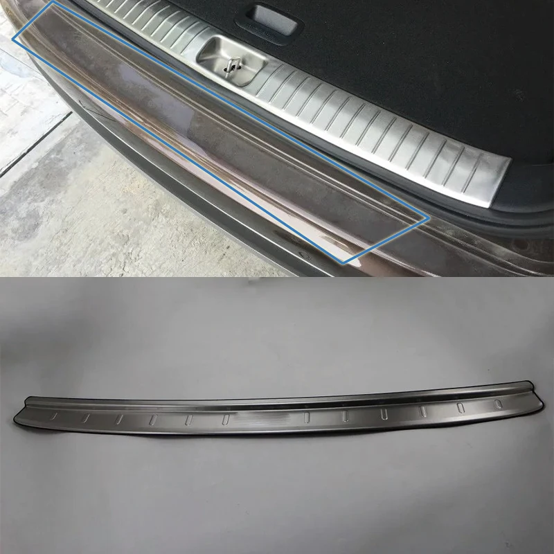 

Car Accessories Interior Decoration Stainless Steel Outer Rear Bumper Protector Guard Trim 1pcs For Kia KX5/Sportage 2016