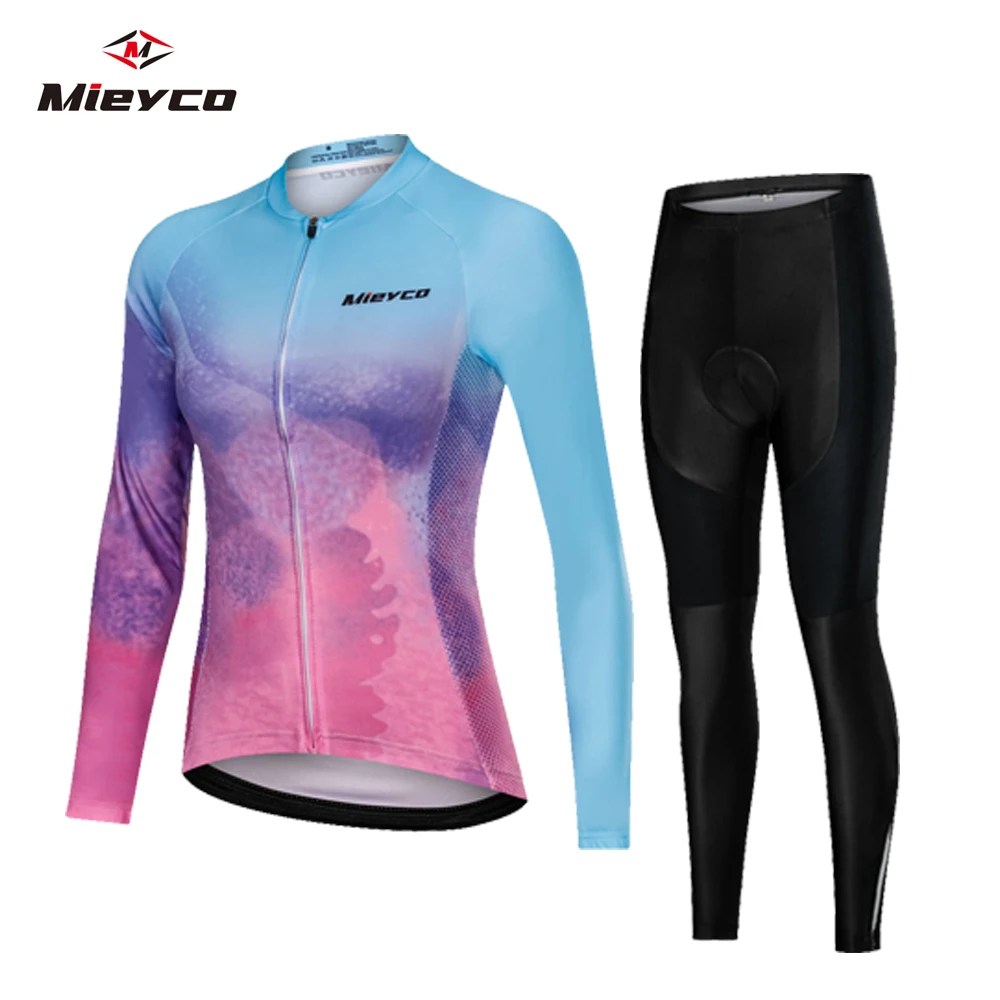 

Mountian Bike Clothing Racing Bicycle Clothes Ropa Ciclismo Girl Cycle Set Bib Long Pantsclismo Jersey Women Cycling Jerseys Set