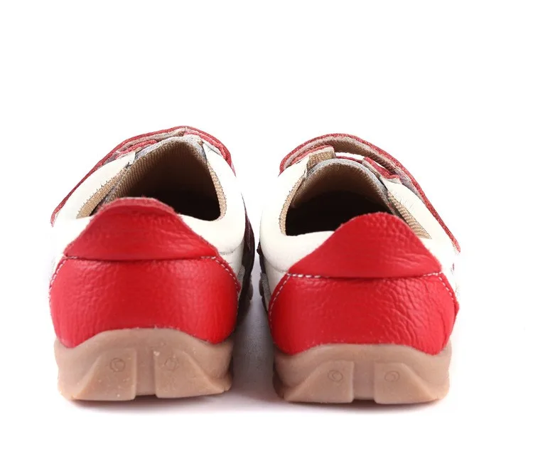 2019 новая весенняя детская обувь из натуральной кожи для мальчиков детские модные кроссовки для девочек принцесса обувь Лоскутная детская
