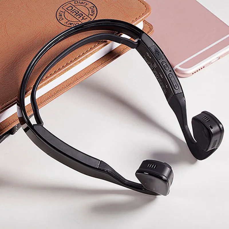 

Wireless Ear Hook Bluetooth headset Bone Conduction Headphone Hands-free Portable Sport Headset HIFI Stereo Music Earphone