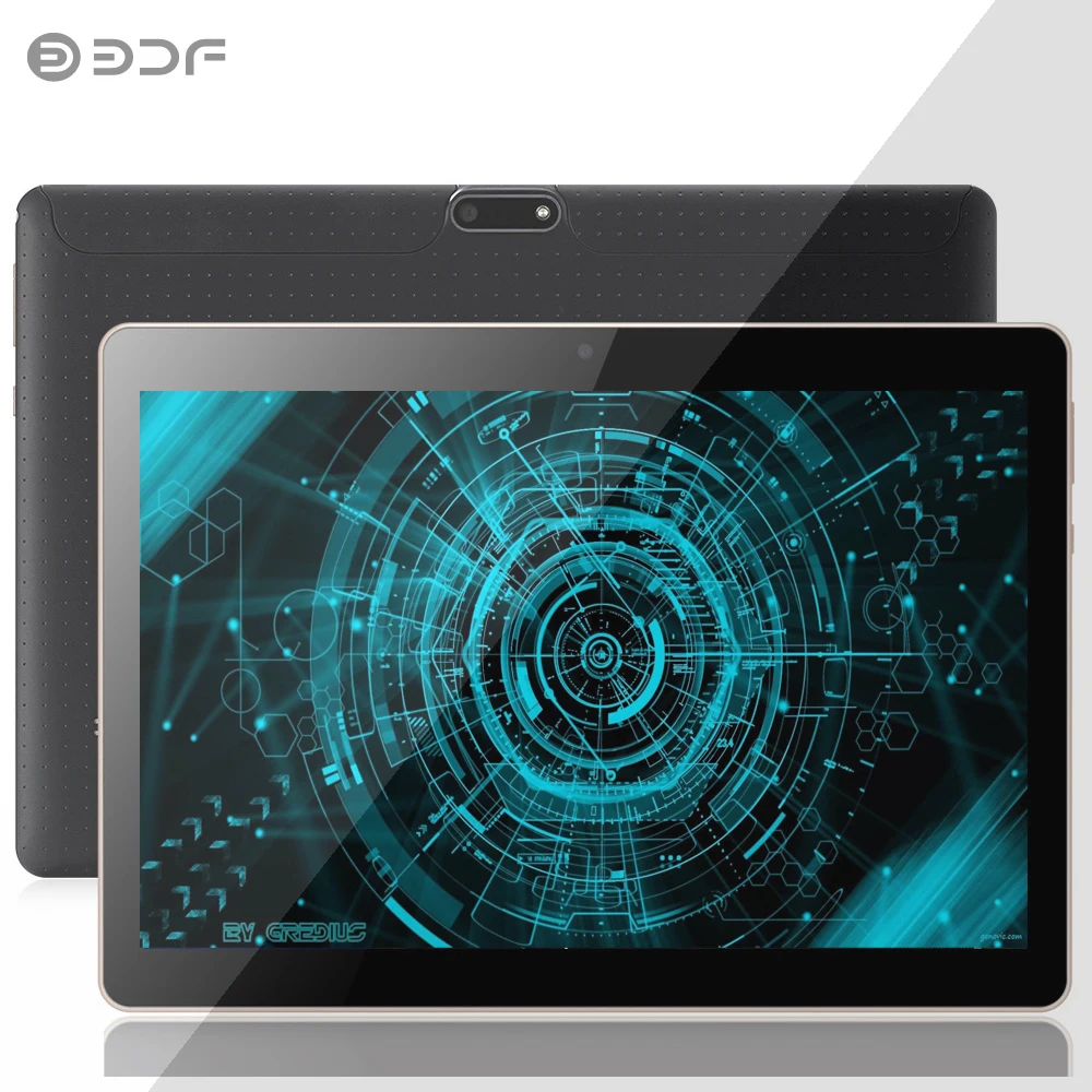 2018 BDF 10 Inch 3G Phone Call SIM Card Android 7.0 Tablet Pc 4GB RAM 32GB ROM Quad Core IPS WiFi FM Bluetooth 3G Tablet Android