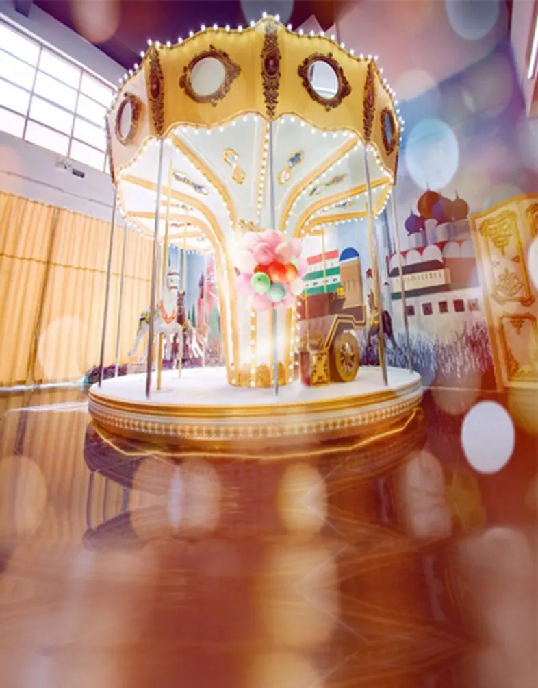 

5x7ft Carousel Photography Backdrops Photo Props Studio Background