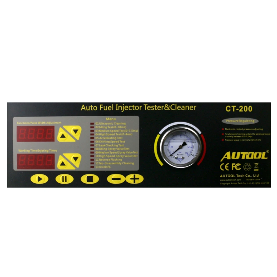 AUTOOL CT 200 110 В/220 В очиститель топливной форсунки и тестер автомобильные