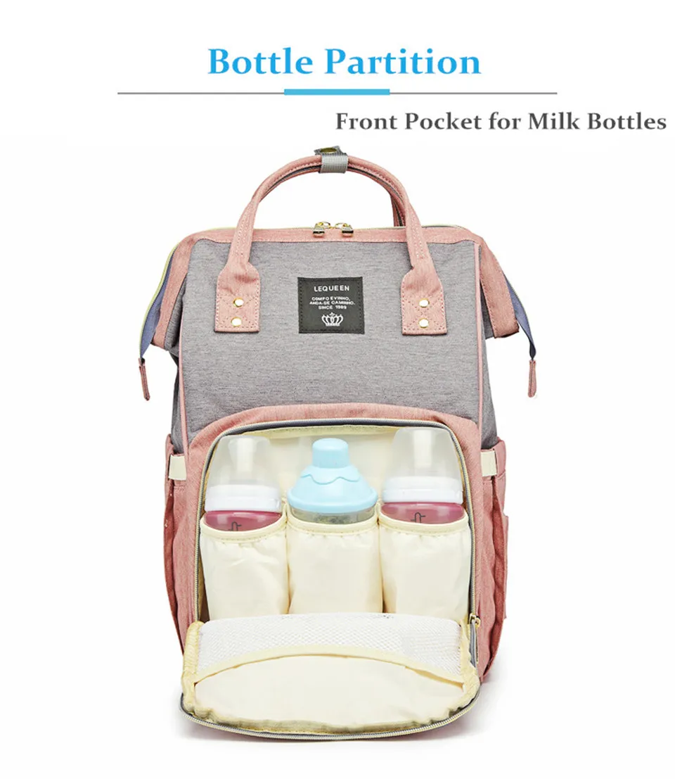 LEQUEEN пеленки мешок уход за ребенком большой емкости мама рюкзак для мам Материнство мокрый мешок водонепроницаемый ребенок сумка для