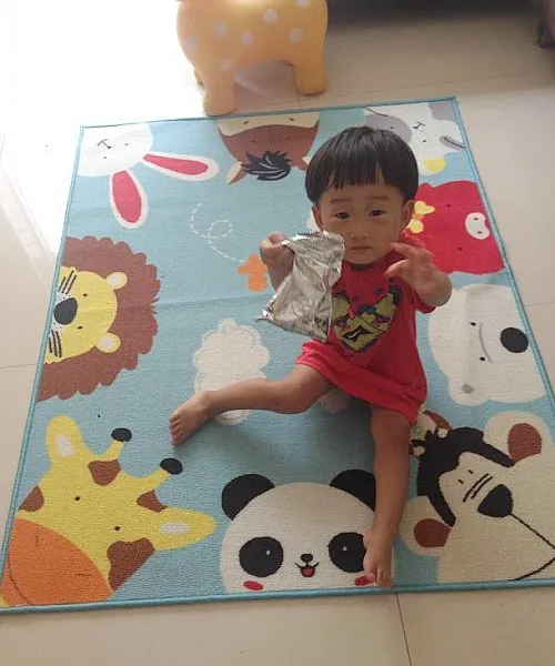 

39''*51'' Kids Rugs 100% Nylon Animals Cartoon Theme Kids Carpet for Home Living Room and Bedroom Floor Mats for Children