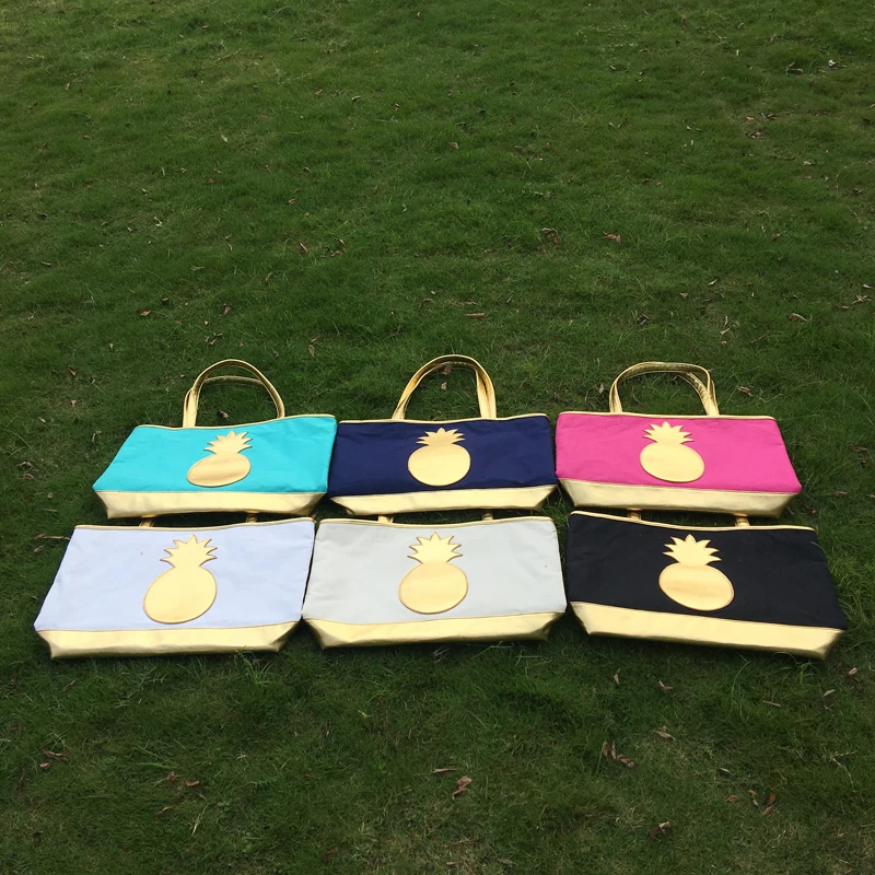 514-Pineapple beach bag (1)