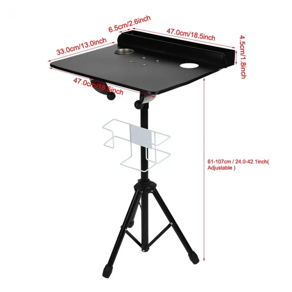 Съемная Татуировка Мобильная рабочая станция Подставка портативная Регулируемая Татуировка пистолет иглы чашка стол Тело Макияж инструмент