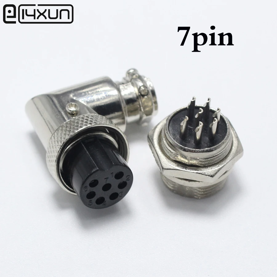 GX16 16mm 7 Pin Male & Female Diameter Wire Panel Connector Circular