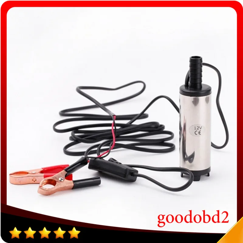 

12V DC Mini Diesel Fuel Water Oil Car Camping Fishing Submersible Transfer Pump