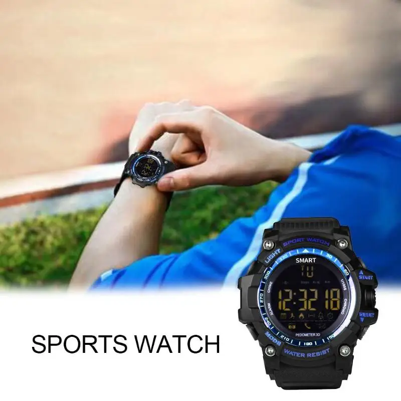 

Smart Watch EX16 Bluetooth 4.0 Outdoor Sports Smart Watch IP67 Waterproof Wristwatch Pedometer Alarm Stopwatch Remote Camera