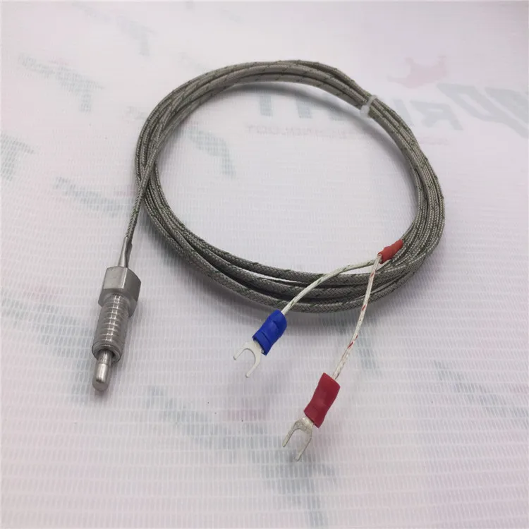 J type temperature sensor dia.3/8" x 16BSW with wire length 3meterin